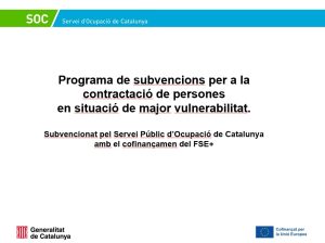 Programa de subvenciones
